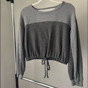 Hollister size extra small waffle knit sweater